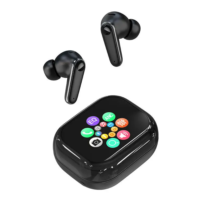 

C11 Smart Color Screen TWS for Bluetooth Headset ANC+ENC Noise Reduction Touch Control Long Earphones