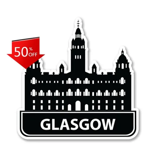 

Glasgow Phone Vintage Truck Boat Walls Laptop Sticker Retro Unique Aesthetic Funny