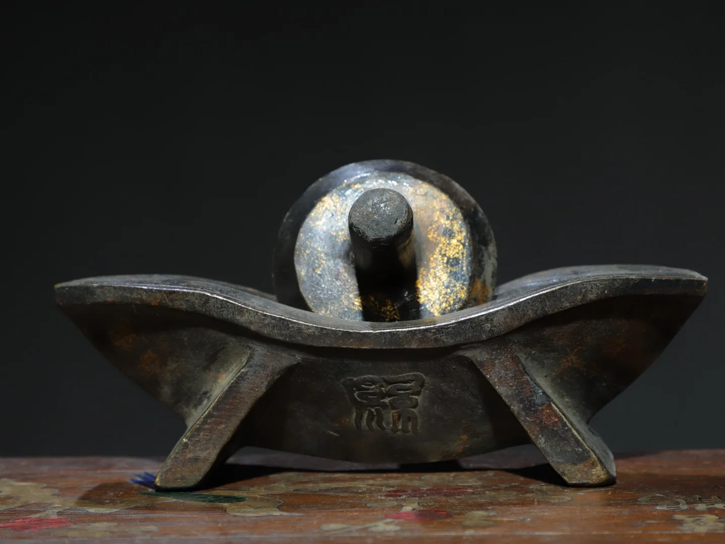 

Мельница из чистой меди, старомодная медицинская крученая мельница, украшение традиционного китайского магазина медицины