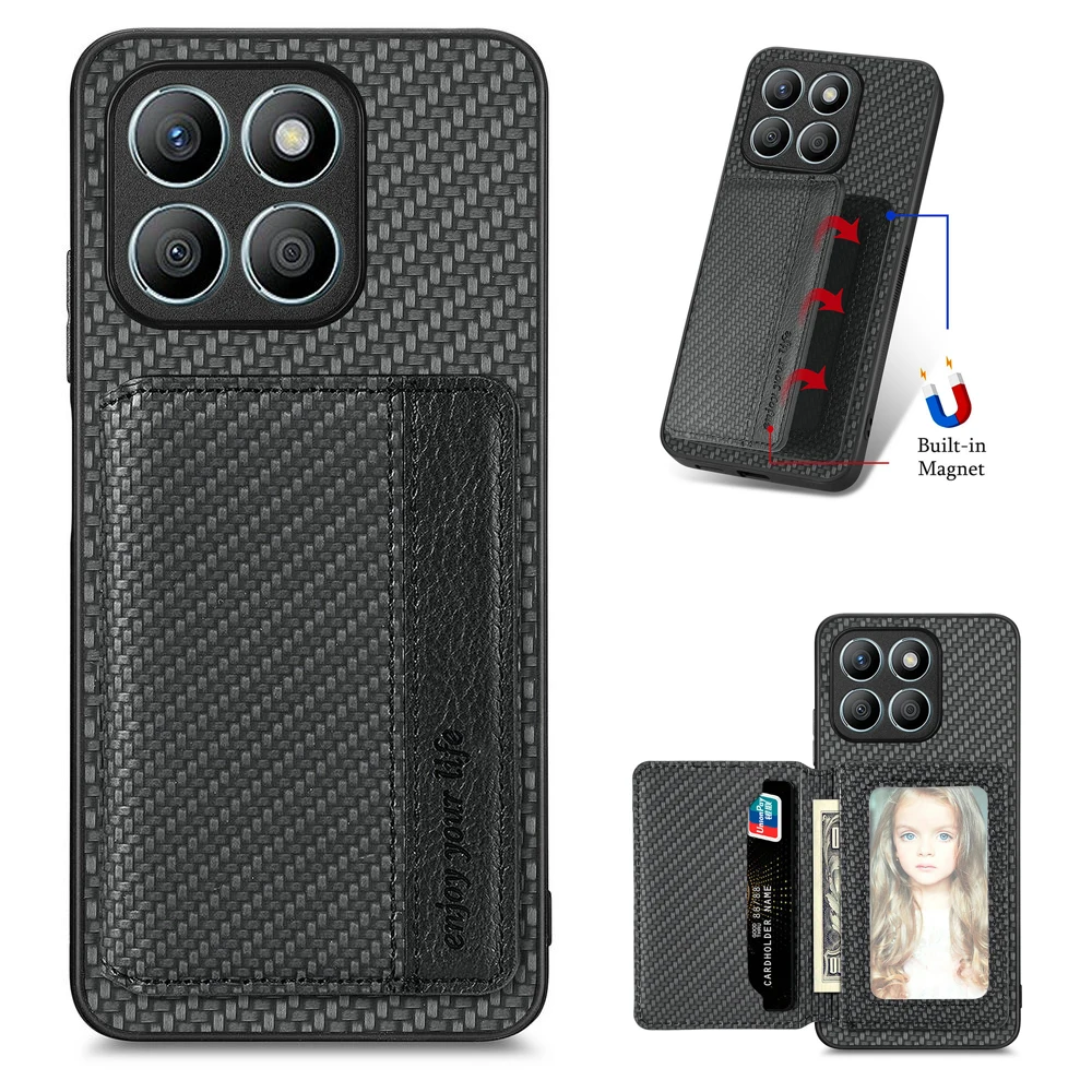Кожаный чехол с RFID-картой для Motorola Moto Edge 60 Fusion 50 Neo S50 Moto G85 G55 G45 G34 G35 G05 Edge60 Pro Edge50 Magnet Funda