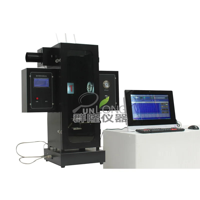 Building Material Smoke Density Tester Touch Screen Dual Control Computer Building Material Grade Tester