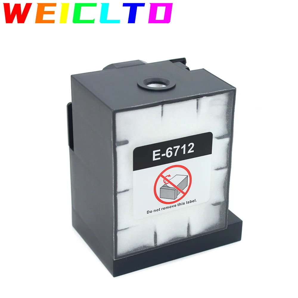 Tanque de tinta de manutenção t6712 para epson WF-8590DWF dtwf d3twfc DTWFC WF-8591 WF-8593 WF-R8590 WF-R8590DTWF d3twfc dtwfc WF-R8591
