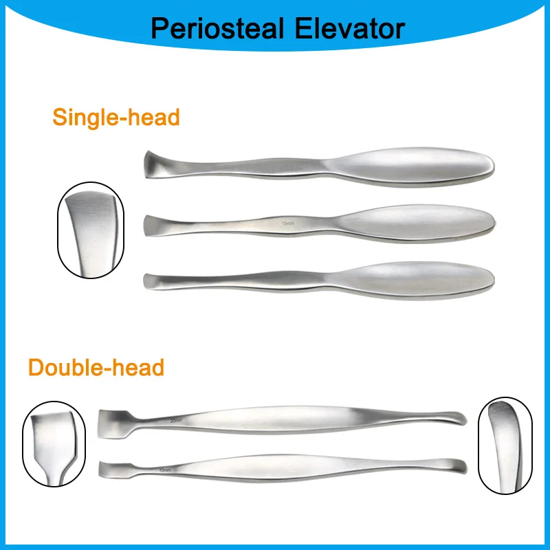 

1pcs Bone Elevators Orthopedics Periosteum Peeler Stainless Steel Bone Stripper Orthopedic Surgical Instrument Pet