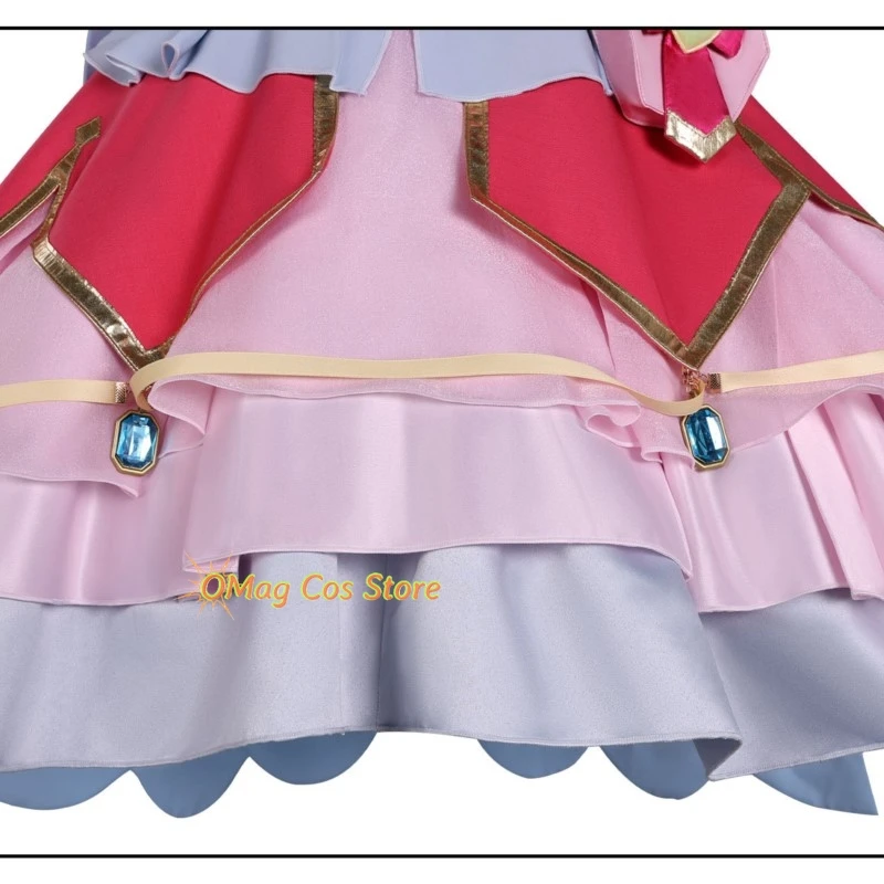 Disfraz de Anime Cosplay Star Detective Precure, Akechi Anna Kobayashi Mikuru Moria Ruruka, Disfraz Rosa Bonito para Mujer