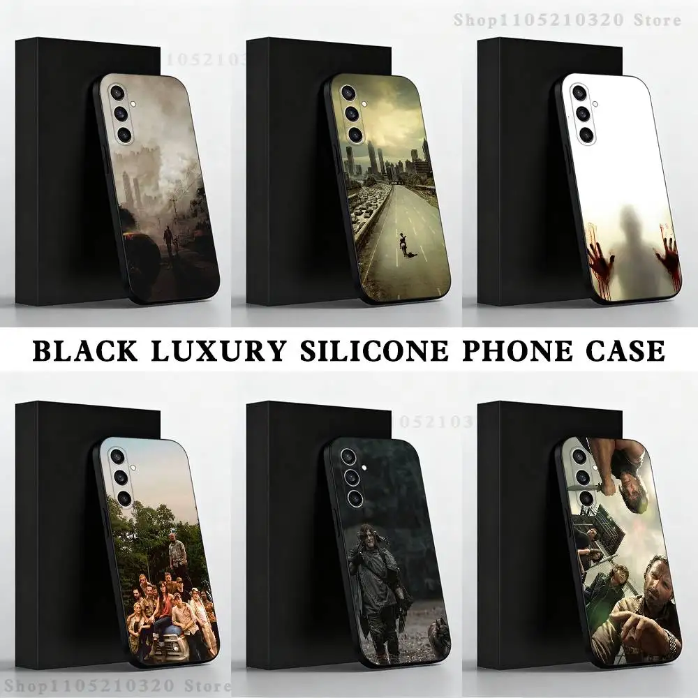

TWD The W-Walking D-Dead Phone Case For Samsung S 25,24,23,22,30,21,10,9,Ultra,Plus,Lite,FE,4,5 G Black Soft Case