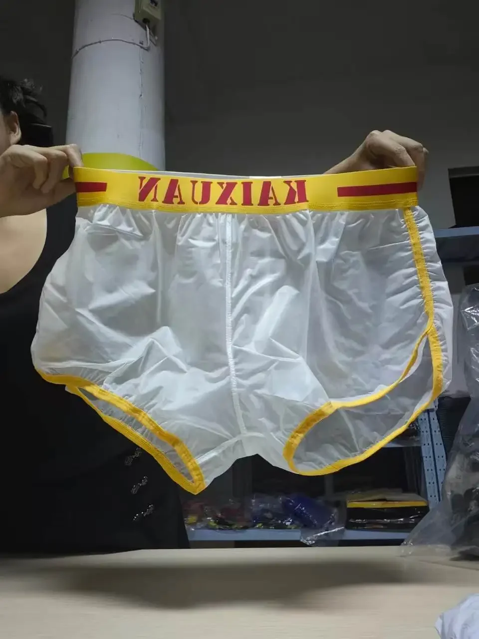 2026New boxers spot seaside beach solid color swimming trunks manufacturers wholesale male 60