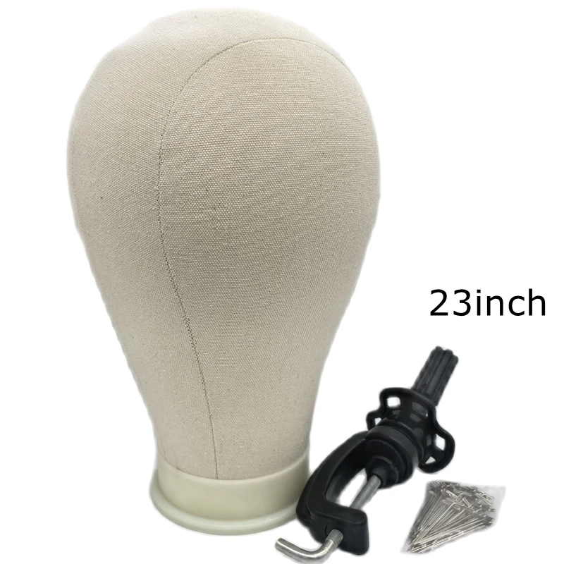 Canvas Blok Hoofd Kit Training Mannequin pruik Hoofd Display Styling Mannequin Oefenpop Hoofd Pruik Stand pruik hoofd Stand