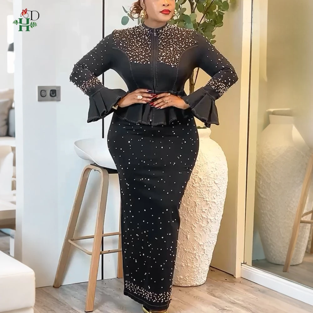 Robes en jean H&D en solde, robes africaines pour femme, robe turque, vêtements de fête de mariage, vêtements africains