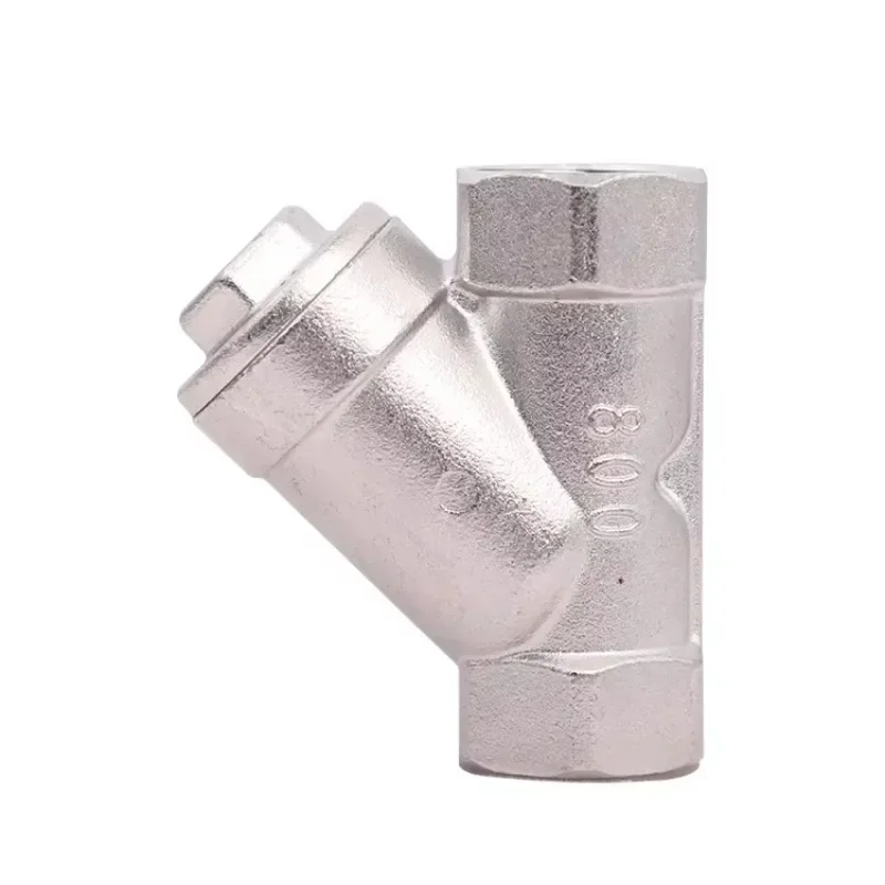 Stainless Steel Pipeline 10-300 mesh 304 316 WCB 1000WOG NPT BSP RC Y Type Female Threaded Strainer Filter