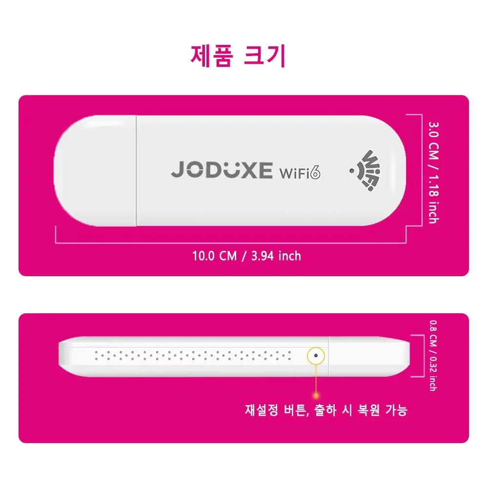 JODUXE 라우터 MF782D 2.4G WiFi 6 효율적인 벽 침투 어린이 온라인 보호... - 1