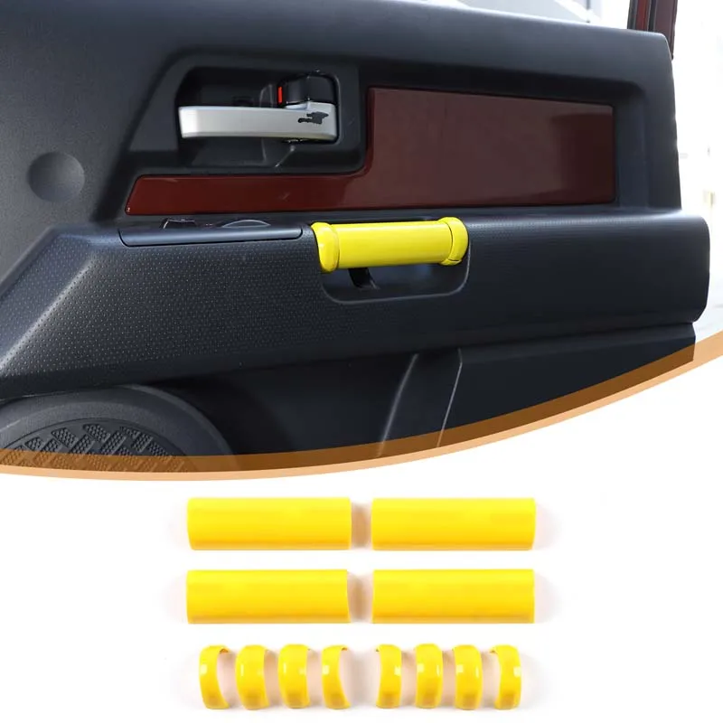 

For Toyota FJ Cruiser 2007-2021 ABS Car Inner Door Handle Protective Cover Decorative Trim Sticker Accessories