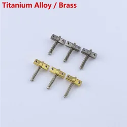 【Made in Japan】Titanium Alloy (TC4) / Brass Vintage Guitar Bridge Saddle