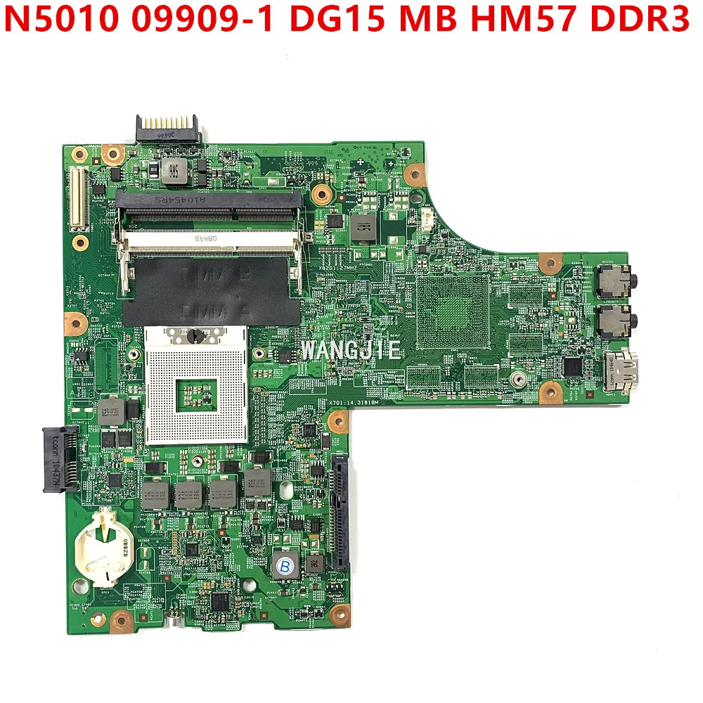 

For DELL Inspiron 15R N5010 Laptop Motherboard Notebook Mainboard CN-0Y6Y56 0Y6Y56 09909-1 DG15 MB HM57 DDR3