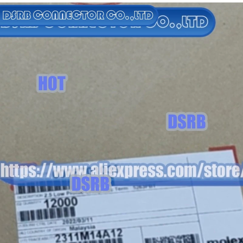 

500pcs/lot 5263PBT SPHD-001T-P0.5 SPHD-002T-P0.5 43030-0004 5037-5043 SEH-001T-P0.6 12052850