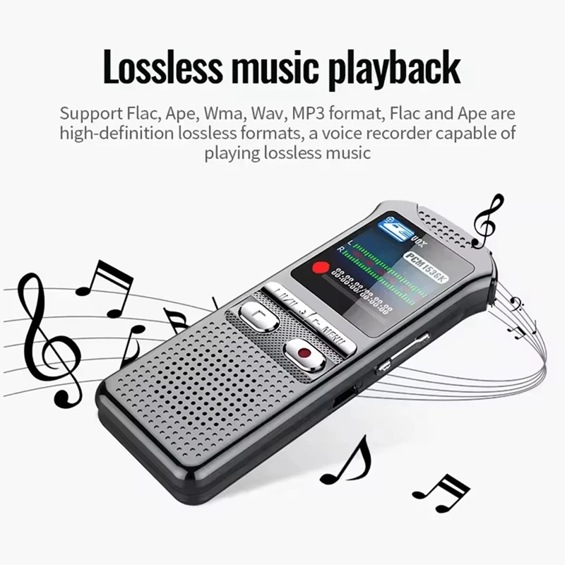 X30 80 Hours Recording Voice Recorder Activated Lossless Music Playback Digital Variable Playback Voice Recorder 32G