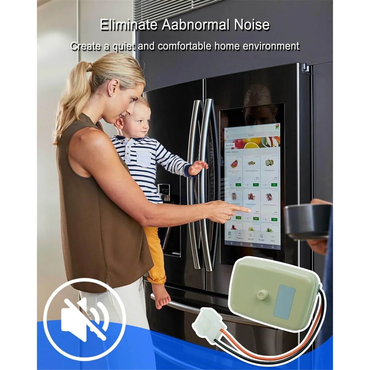 A86I-двигатель вентилятора конденсатора холодильника для GE, замена WR60X10348 WR60X10048 WR60X10071 WR60X10140 WR60X142, запасная часть для холодильника