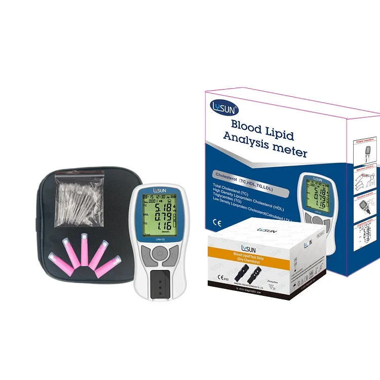 Quick Blood Lipid Analyzer TC/HDL-C/TG/LDL-C Total Cholesterol meter