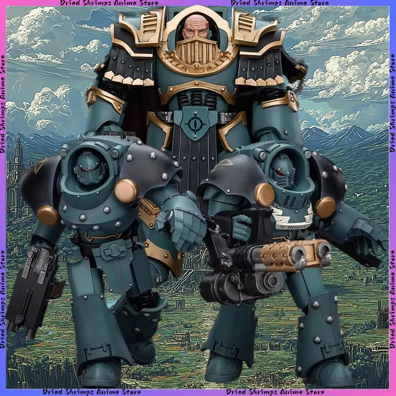 

Genuine in stock JOYTOY Warhammer 40k Game Character Sons Of Horus Tartaros Terminator Squad Action Figure Statue Ornament Gift