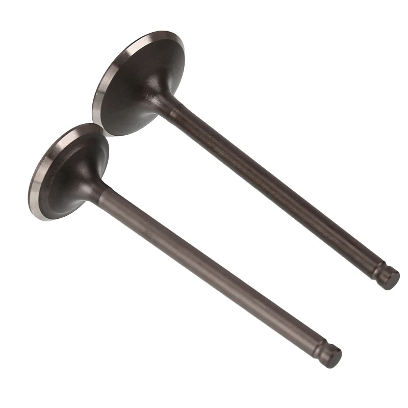 Durable Engine Valve Set (Intake/Exhaust) + Valve Stem + Oil Seal Compatible with Zongshen CB250 CB350 250cc Motorcycle