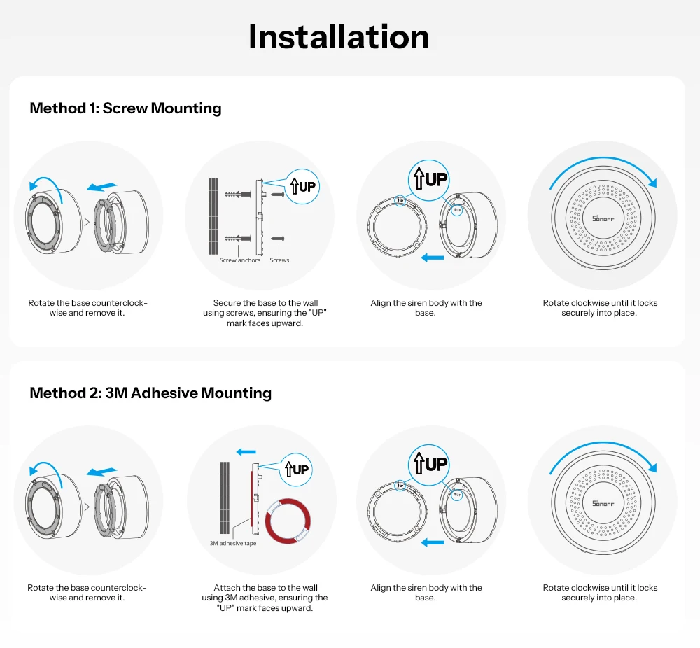 SONOFF SNZB-09P Zigbee SenseGuard Innensirene, lauter Alarm, benutzerdefinierte Alarmtöne, Ton-Licht-Alarm, duale Stromversorgung, Zigbee-Sicherheit – Detail 13