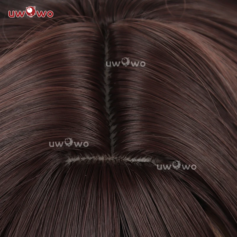 UWOWO Chiori Wig Game Genshin Impact Chiori Cosplay Wig Brown Hair Long Hair Halloween Wig