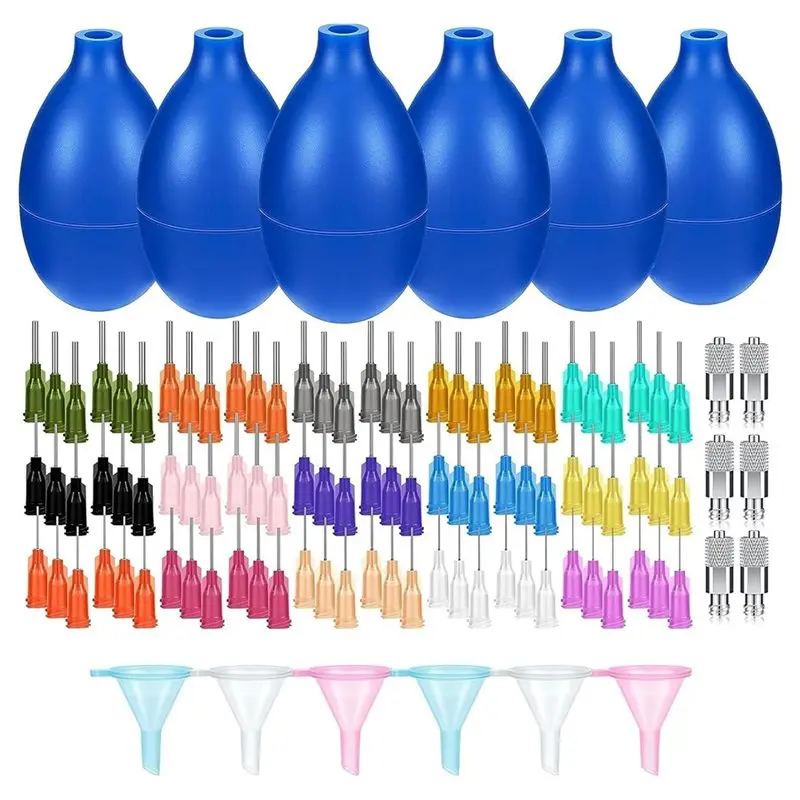 

ABKO - Набор для декорирования керамики: 108 шт. аппликаторов и бутылочек для глазури