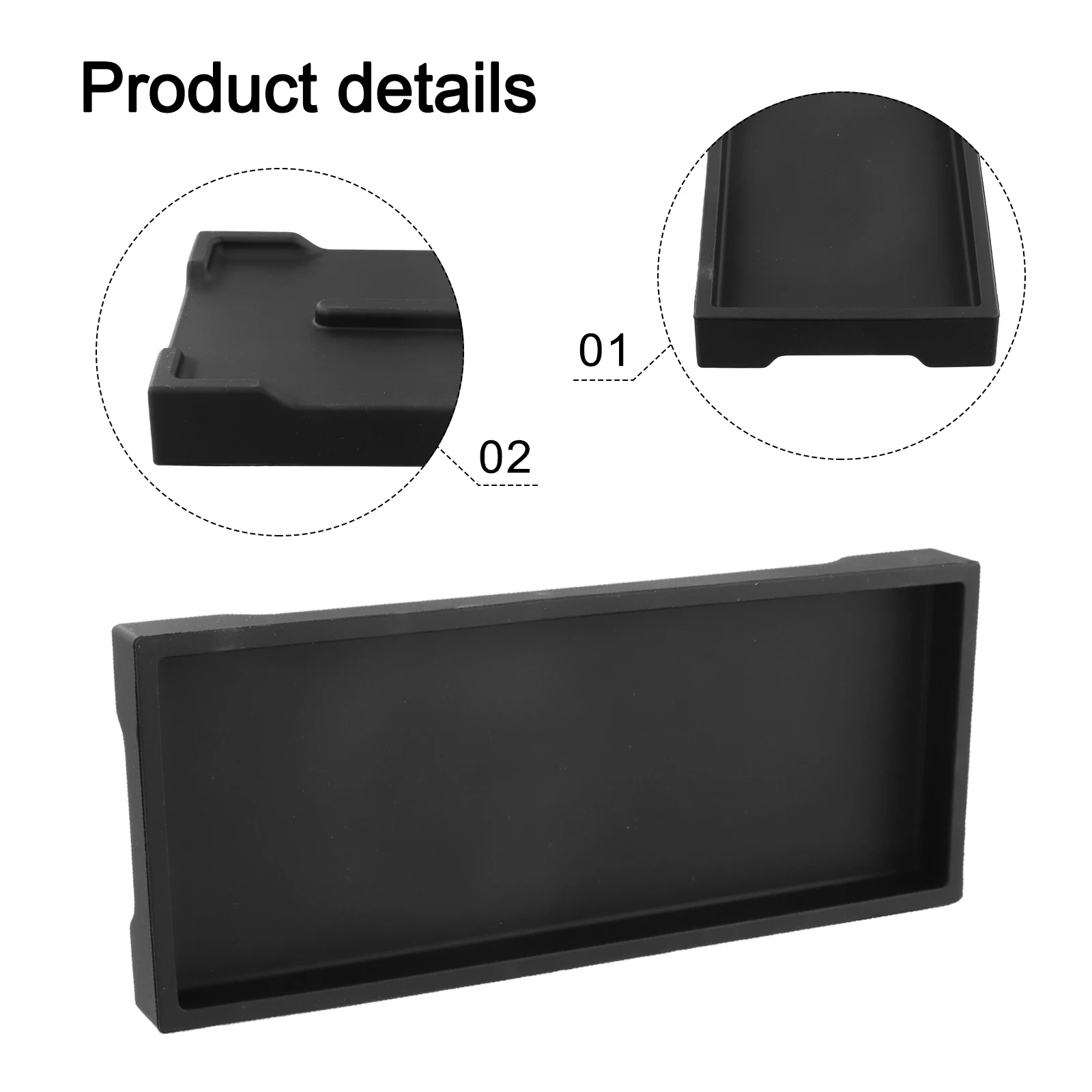 

Силиконовый поднос для столешницы для организации ванной комнаты, небьющийся и противоскользящий для безопасного хранения мыла и аксессуаров