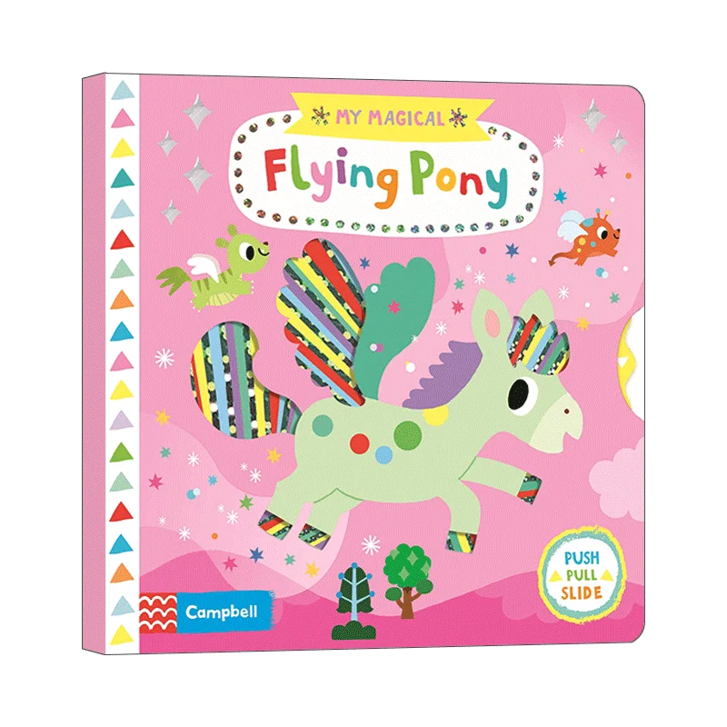 

Мой волшебный Летающий пони, детская книга с картинками на английском языке для детей 2, 3, 4, 5, 6 лет, книга для доски 9781529025248