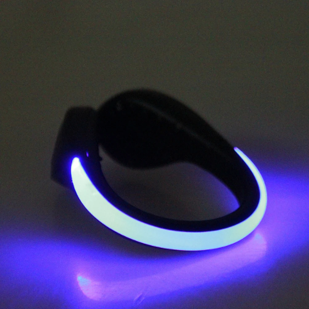 

2pcs Night Running Safety LED Shoe Clips Bright Flashing Lights Jogging Walking Cycling Strolling Fits Most Shoes Outdoor