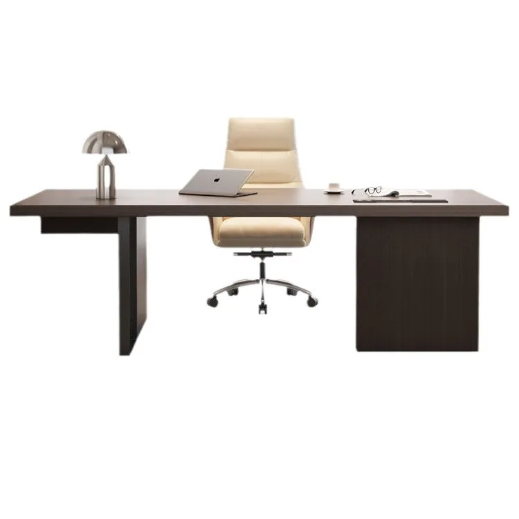Home single desk, solid wood minimalist computer desk, manager's Italian-style office desk, home use
