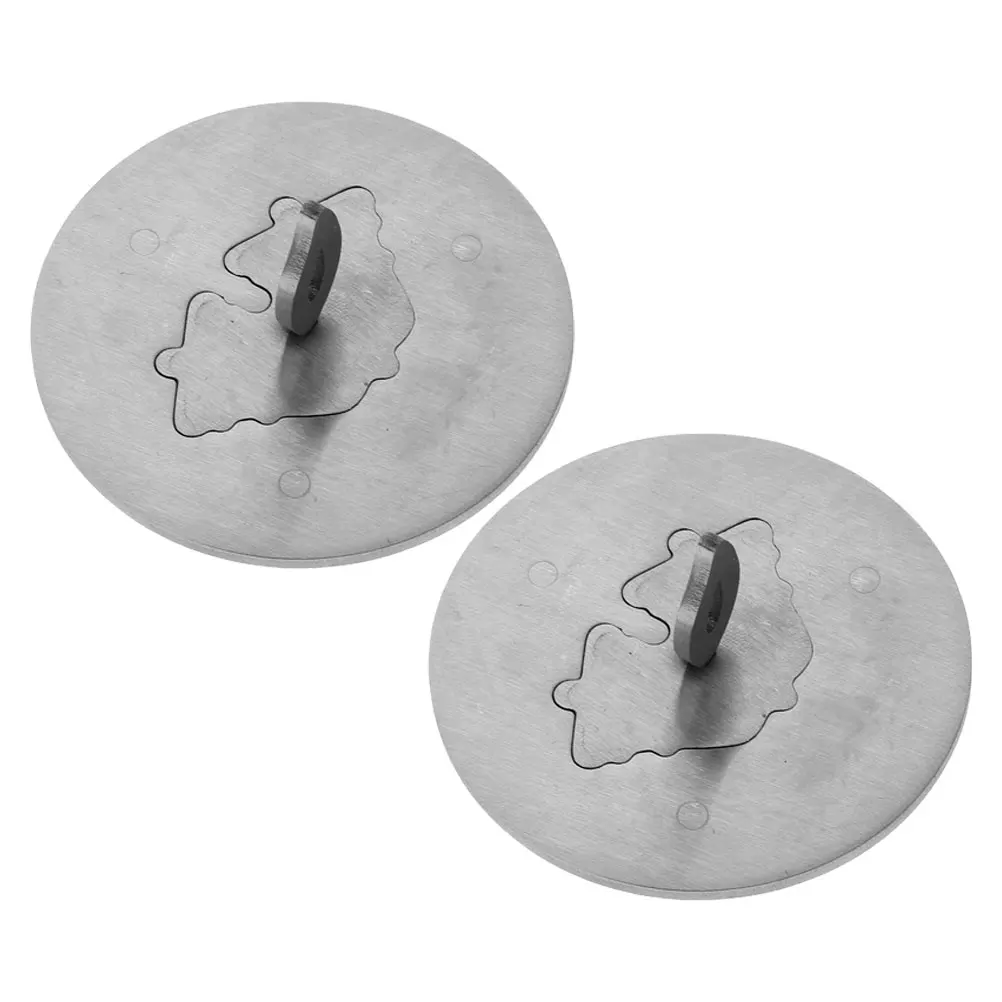 

2Pcs Stainless Steel Snuffer Universal Fit Windproof Flame Extinguisher Care Accessories for Home Dining Table