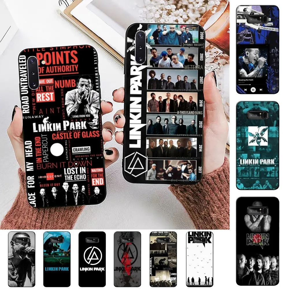 L-Linkin Park Phone Case For Samsung Note 8 9 10 20 pro plus lite M 10 11 20 30 21 31 51 A 21 22 42 02 03