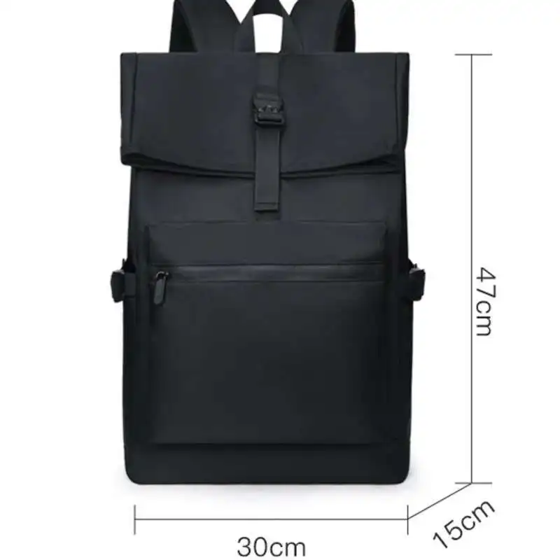 

Men's And Women's Large Capacity Simple Fashion Wear-Resistant Anti-Scratch Fabric Multi-Functional Casual Backpack