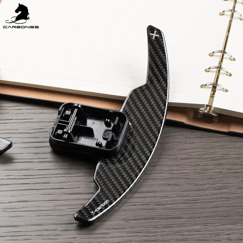 In stock Dry Carbon Shifter Paddle Auto Interior Parts Carbon Steering Wheel for Toyota SUPRA A90 MK5 2019+