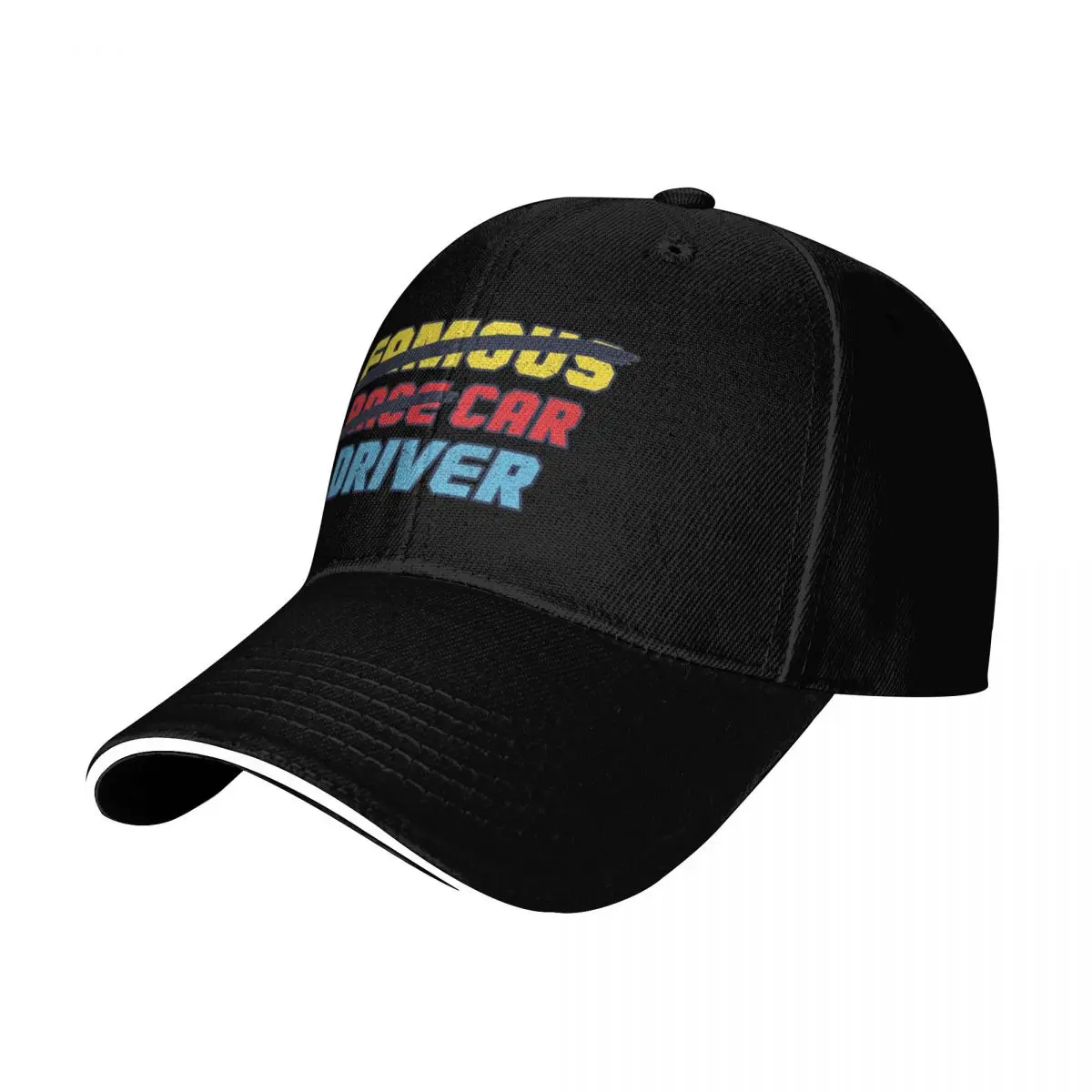 Famous Race Car Driver Baseball Cap Breathable Mesh Back Moisture Wicking Quick Dry Curved Brim Classic Fit