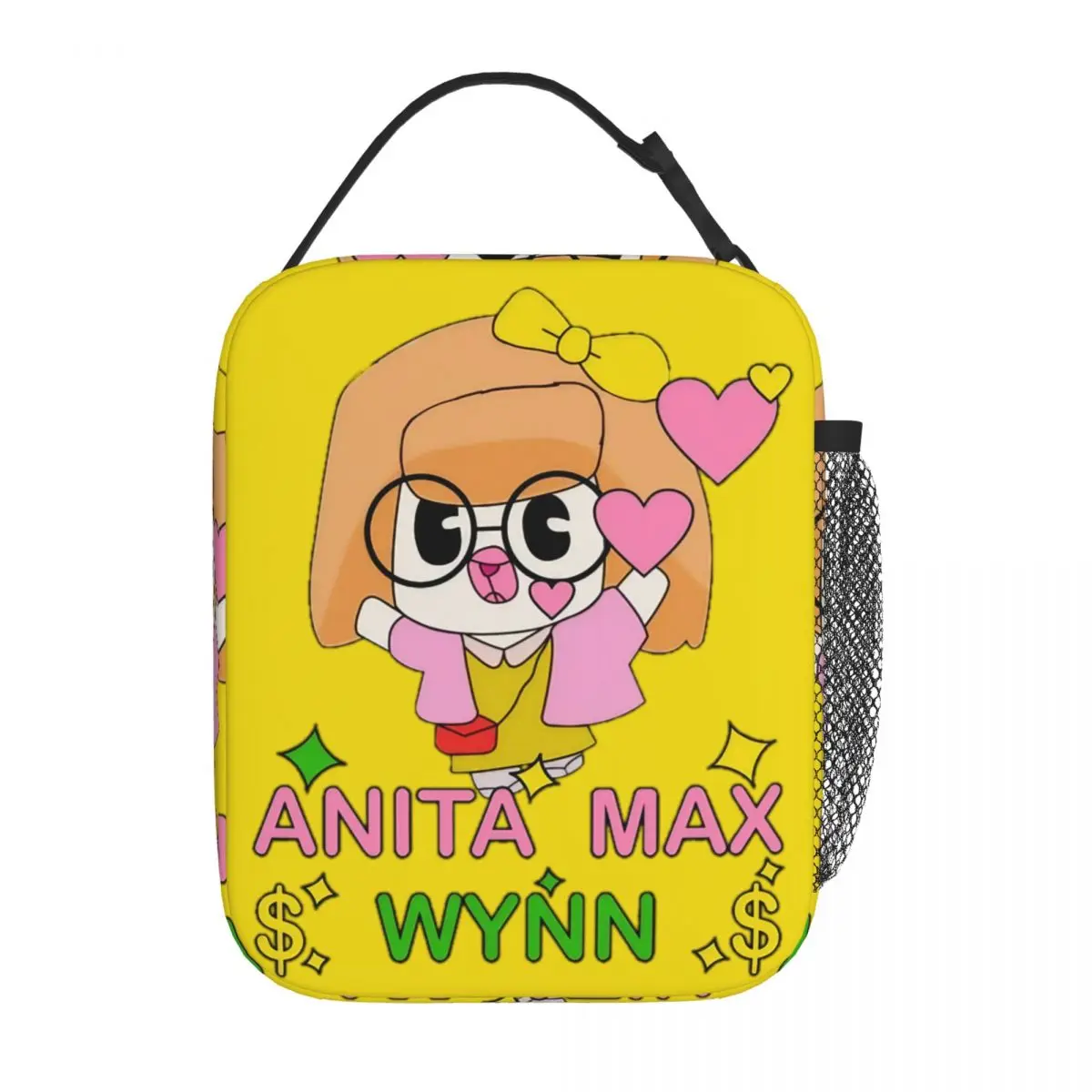 

Anita Max Wynn Funny Meme Insulated Lunch Tote Bag For School Office Hip Hop Food Storage Bag Portable Thermal Cooler Lunch Box