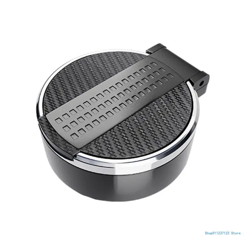 Compact Car Ashtray with Odor Resistant Cigarettes Holder Vehicle Cupholder Portable Ashtray ABS for Car Cup Holder