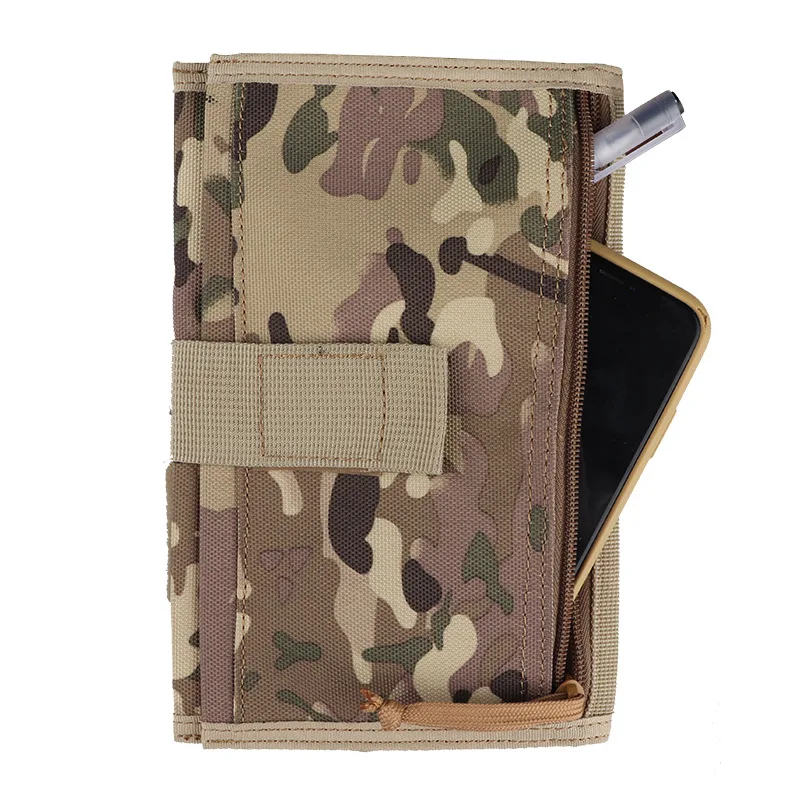 

Notebook Case 900D Nylon Outdoor Tactical Notebook Diary Cover Case Foldable Storage Case Hunting Camping Accessories
