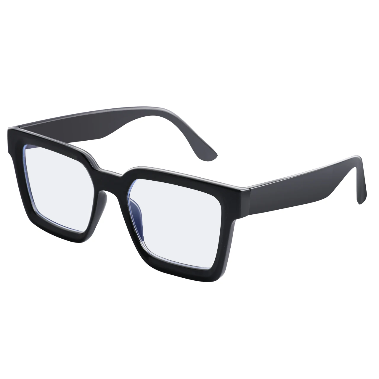 Fashion Square Full Frame Flat Glasses For Men And Women Anti-fatigue Computer Anti-blue Light Glasses