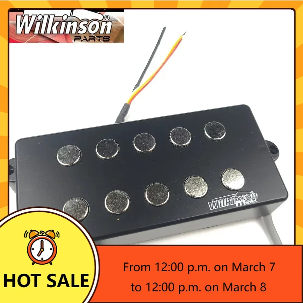 

QX Music Store----brand new-Wilkinson Lic 5 Strings electric bass Guitar Pickup for five strings BigSound Fit Bass WOM5 pickups