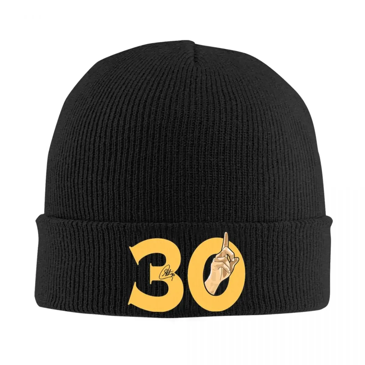 Stephen Curry 30 Beanie Hats Funny Caps Men Women Unisex Kpop Skullies Beanies Spring Design Elastic Beanie Hat