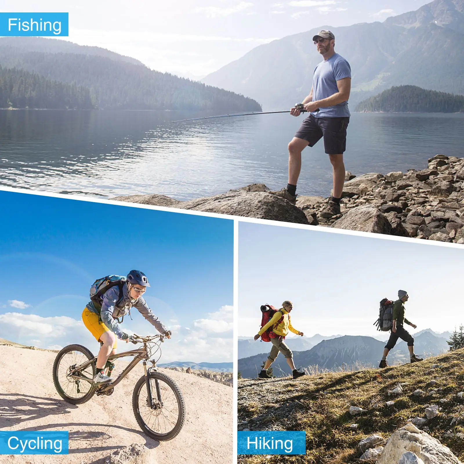 Polarized Fishing Glasses Hat Visors Sport Clips Cap Clip On Sunglasses Anti-UV For Fishing Biking Hiking Riding Eyewear UV400