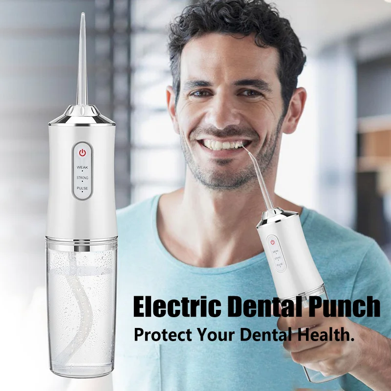 XIAOMI Pulse Dental Irrigator Intelligence USB Rechargeable Electric Powerful Multiple Mode Water Flosser Durable Teeth Cleaners