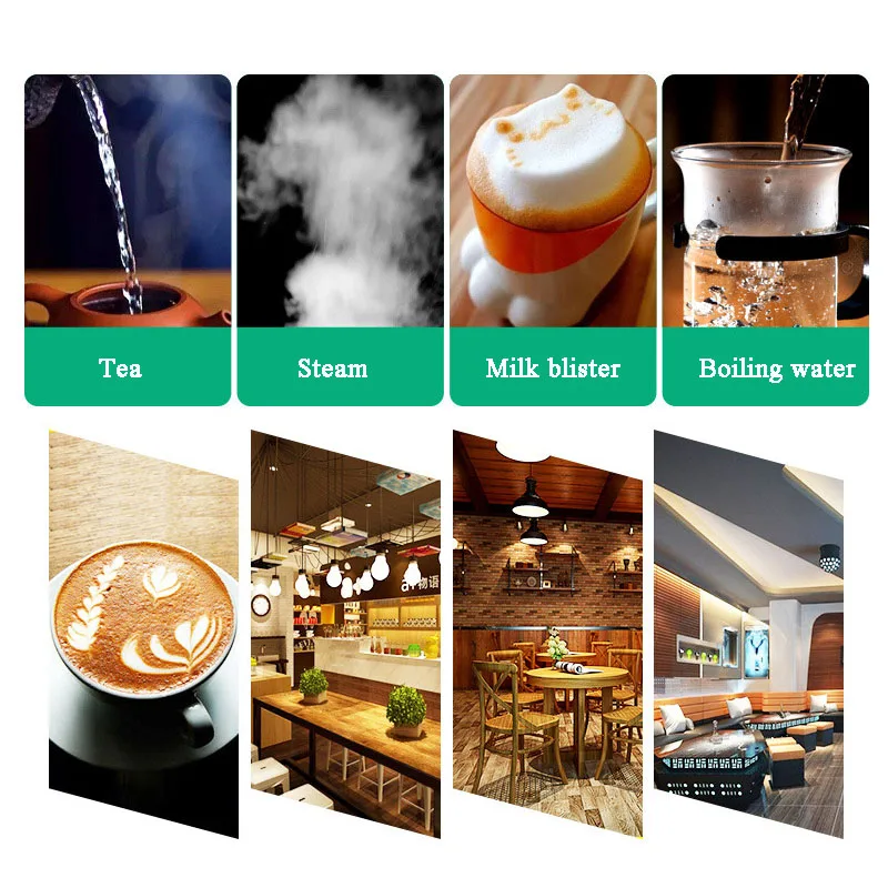 ไอน้ำต้มน้ำเครื่องอัตโนมัติเดสก์ท็อปกาแฟนม Blister ชาทันที Dispenser