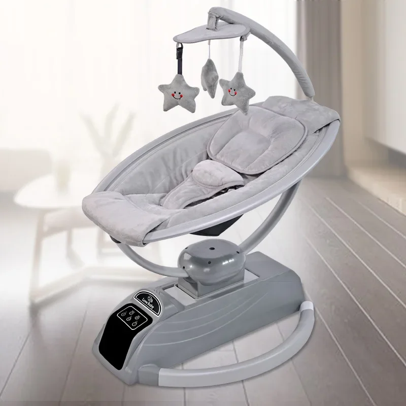 Newborn Electric Rocking Chair  Children's Comfort Chair Baby Sleeping Recliner Multifunctional Rocking Bed Baby Rest Chair view 3