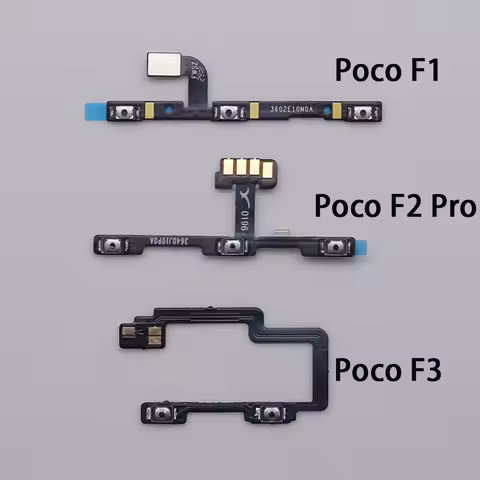 Top Quality For Xiaomi Poco F1 F2 Pro F3 On Off Volume Button Up Down Key Power/Volume Buttons flex Cable