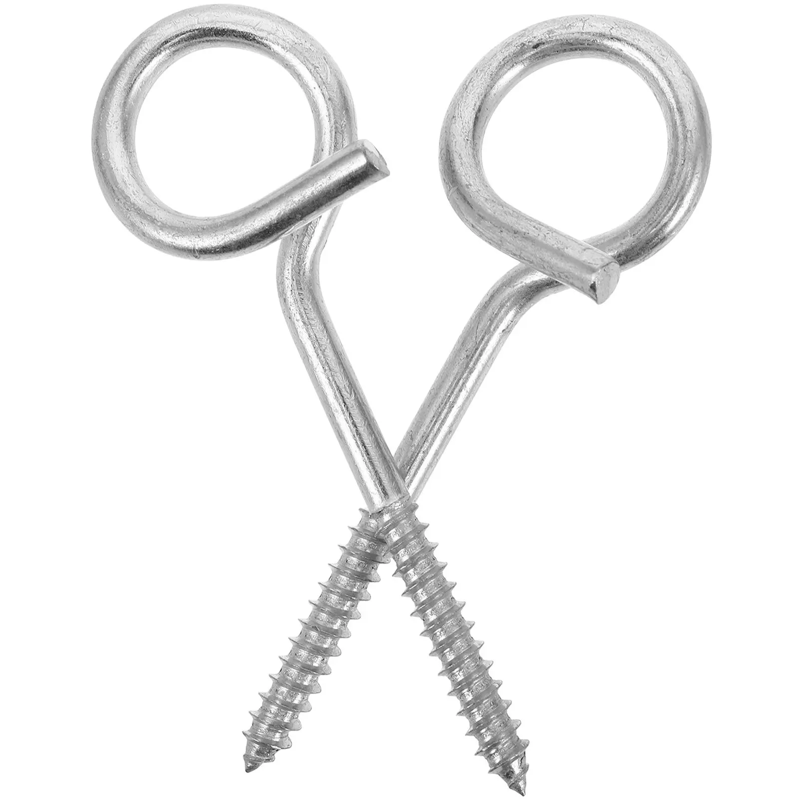2Pcs Metal Eye Hooks for Swing Chairs Heavy Duty Stainless Steel Screw Eyes Ceiling Wood Beam Mounting Outdoor Indoor Hanging