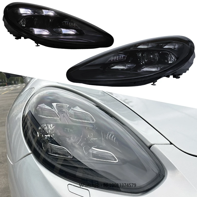 Dla Porsche Panamera 2010 2016 Rok Reflektor 970 970.1 970.2 Laserowe przednie światła Upgrade 2023 Pdls Matrix LED Reflektory