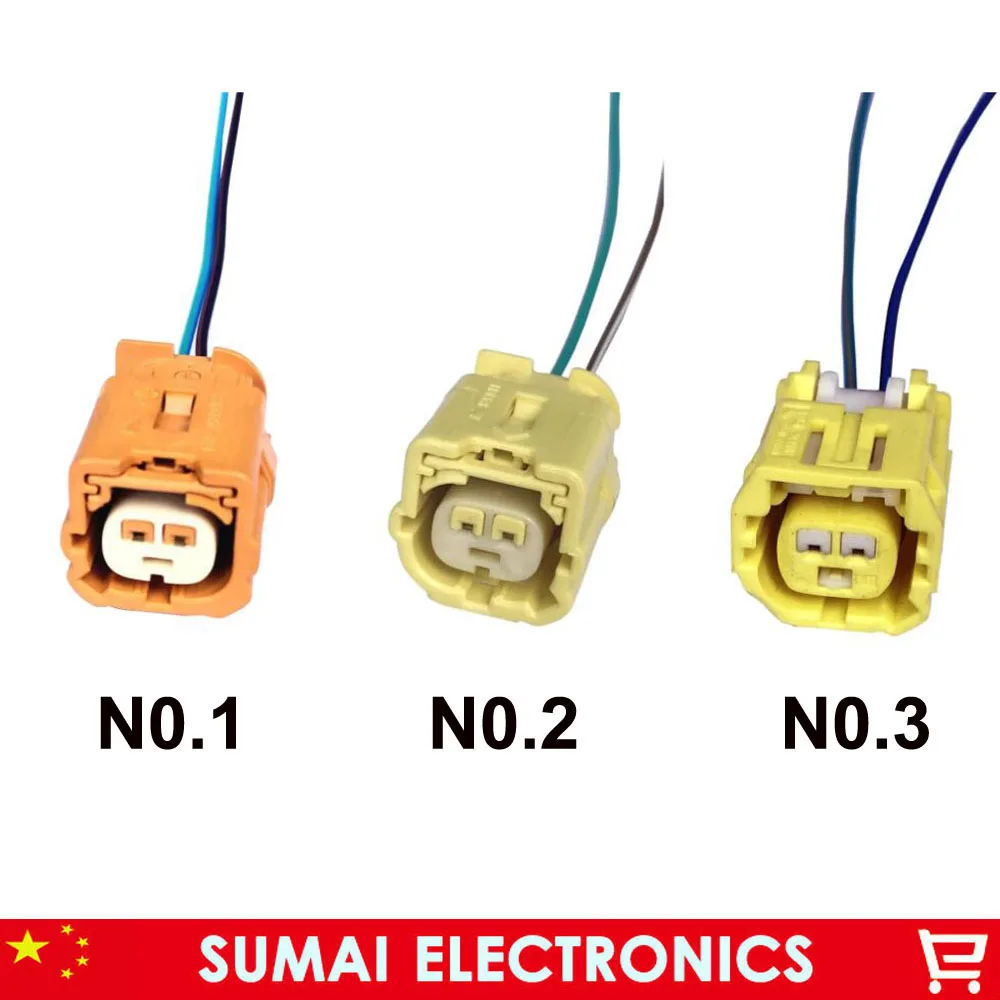 2 Pin collision sensor plug with wire,2Pin hairspring connector for Toyota ,Nissan, KIA,Hyundai