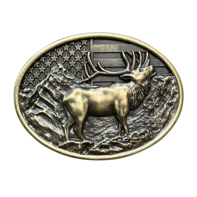 Gesper Sabuk Hewan, Koboi Barat, Rusa